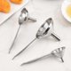 thumbnail image 3 of Set Of 3 Stainless Steel Small Funnel Set For Kitchen Hip Flask Funnel With Long, 3 of 4