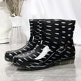 thumbnail image 5 of Willtoo Waterproof Mid Rain Boot Short Rain Boots For Women Rubber Boots Rain Shoes Slip On Garden Boots Short Rain Boots Black, 5 of 5