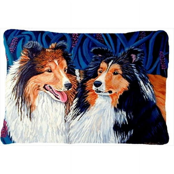 12 x 16 in. Sheltie Decorative Indoor & Outdoor Fabric Pillow