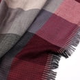 thumbnail image 3 of Minnieouse Bufanda de hombre elegante y cómoda de amplia aplicación para invierno y año nuevo Bufanda a rayas Bufanda de invierno Accesorios de disfraces púrpura, 3 of 6