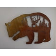 thumbnail image 6 of Peterson Artwares PH1702 Bear and Stag Metal Wall Art, Rust, 6 of 6