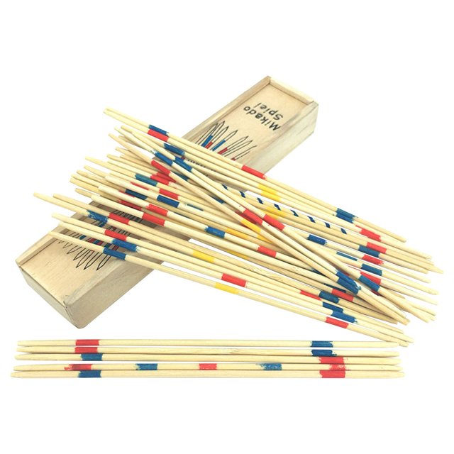 WHEANG Classic Wooden Pick Up Sticks Game Tabletop Toy For Kids And Family Fun Parent Child Interaction Game
