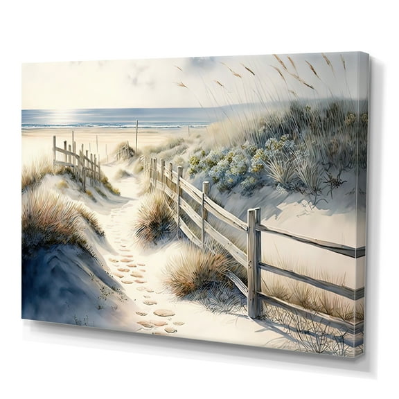 Designart Old Fishing Port IV Canvas Wall Art