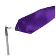 thumbnail image 2 of 2 Pcs Ruban de Danse 4M Art Rythmique de Gym Ballet Streamer Tige Tournante Violet, 2 of 3
