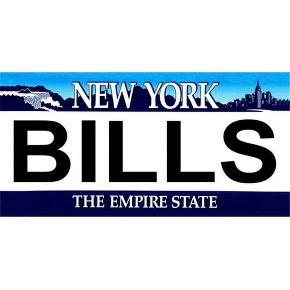 New York State Background License Plates- Bills