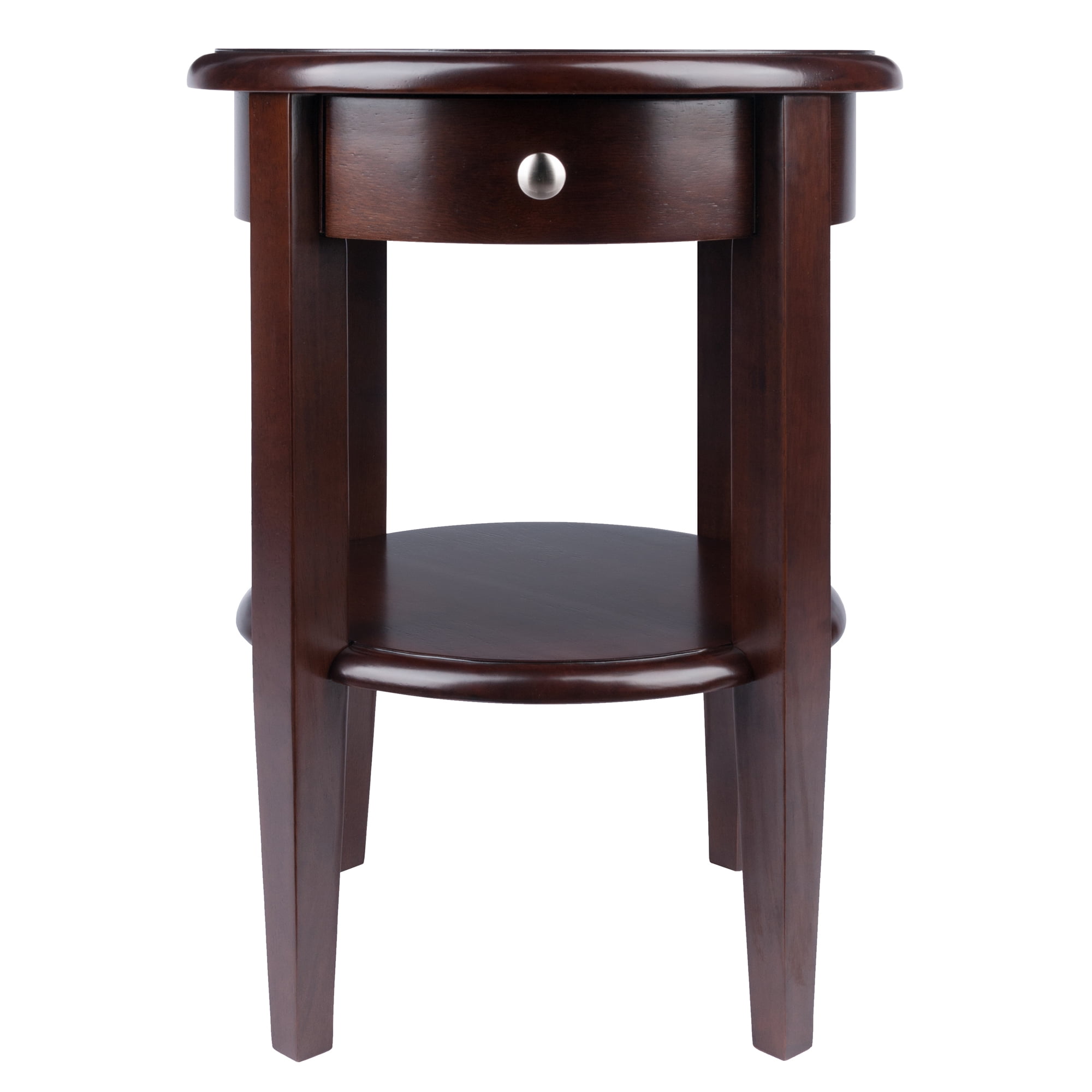 Winsome Concord Accent End Table, Walnut Finish