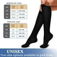 thumbnail image 7 of 3 Pairs Medical Sport Compression Socks - 15-20mmhg Graduated Knee-High Support for Men & Women, Ideal for Soccer, Running, and Nurses, 7 of 7