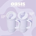 thumbnail image 4 of Vaso para niños pequeños Ello Oasis, 414 ml, mango a prueba de fugas, 4 of 8