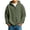 Dark Green #328, variant on Boys Quarter Zip Hoodie Waffle Knit Pullover Sweatshirt with Kangaroo Pocket Relaxed Casual Fall Hoodies