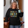 thumbnail image 2 of World's Best Grandma Sweatshirt Women -SPIdeals Designs, Female Small, 2 of 4