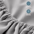 thumbnail image 7 of Bare Home 2-Pack Fitted Sheets - Premium 1800 Collection - Ultra-soft - Deep Pocket - Full, Light Gray, 7 of 7