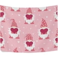 thumbnail image 2 of Coolnut Valentine's Day Gnome Tapestry Washable Polyester Art Wall Hanging Blanket for Living Room Bedroom Dorm Party, 80 x 60 Inch Home Decor Gifts, 2 of 7