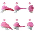 thumbnail image 5 of turban pour Cheveux - Serviette en microfibre - 31 x 71 cm (Gris Foncé) 2 Pcs, 5 of 5