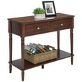 thumbnail image 3 of Convenience Concepts French Country Two-Drawer Hall Table in Espresso Wood, 3 of 4