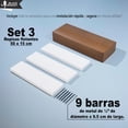 thumbnail image 4 of Kit 3 Repisas Flotantes Medidas 50x15 cm, Montaje en Pared, Estantes Modernos, Decoración Minimalista, para Exhibición, Ligeras, para Almacenamiento (Blanco), 4 of 8