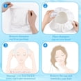 thumbnail image 5 of 12/6 Pack Shampoo Caps, No Rinse Waterless Hair Wash Cap for Bedridden Patients, Elderly and Post Surgery People, Suitable for Hospital, Camping and Home Use,Rinse Free Caps Portable Design, 5 of 6
