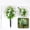 D, variant on Artificial Eucalyptus Sunflower Ball Tree - Durable Fake Plant for Indoor and Outdoor Decoration