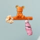 thumbnail image 2 of Perchero de pared con forma de oso, organizador para puerta, baño, chaqueta y llaves naranja, 2 of 9
