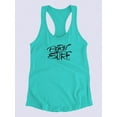 thumbnail image 3 of Born To Surf! Tank Women -Image by Shutterstock, Female Small, 3 of 4