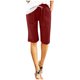 thumbnail image 1 of Pantalones Cortos de Sueño para Mujeres Suave Color Sólido Capris, Cordón de Cintura Elástica con Bolsillos para Pijamas de Salón, 1 of 7