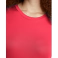 thumbnail image 7 of Hanes Sport Cool DRI Women's Performance Long Sleeve T-Shirt Razzle Pink S, 7 of 7