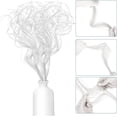 thumbnail image 2 of Duslogis 30 Pcs Curly Ting Branches Ting Ting Branches Glitter Branches Vase Filler Floral Crafts Home Decoration for Home Office Party Hotel Restaurant Patio or Yard Decoration (White), 2 of 7