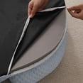 thumbnail image 6 of Tiberpet Pets Dog Crate Pad Waterproof Dog Bed Mat Ultra Soft Pet Bed with Removable Washable Cover Anti-Slip Bottom Memory Foam Kennel Pad for Dogs Cat Puppy, 6 of 7