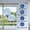 White A, variant on Bilateral Spraying Window Cleaning Robot Automatic Household Window Cleaner With 6000Pa Suction Remote Control