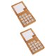 thumbnail image 1 of 2pcs Box Paint Box Wooden Paint Palette Paint Pallet Tray DIY Pigment Case Mini Watercolor Palette Watercolor, 1 of 5
