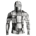 thumbnail image 6 of Men's Upf 50+ Hooded Shirts Long Sleeve Sun Protection Shirts Lightweight Outdoor Fishing Hoodies, 6 of 7