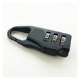 thumbnail image 4 of Portable Alloy Lock Padlock Outdoor Travel Luggage Zipper Backpack Handbag Safe, 4 of 6