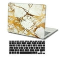 thumbnail image 4 of KSK KAISHEK for Newest MacBook Pro 13" Case 2022 - 2016 Released Model A1706&A1708&A1989&A2159&A2251&A2289&A2338 M1, Plastic Hard Case + Black Keyboard Cover, Marble 3, 4 of 5