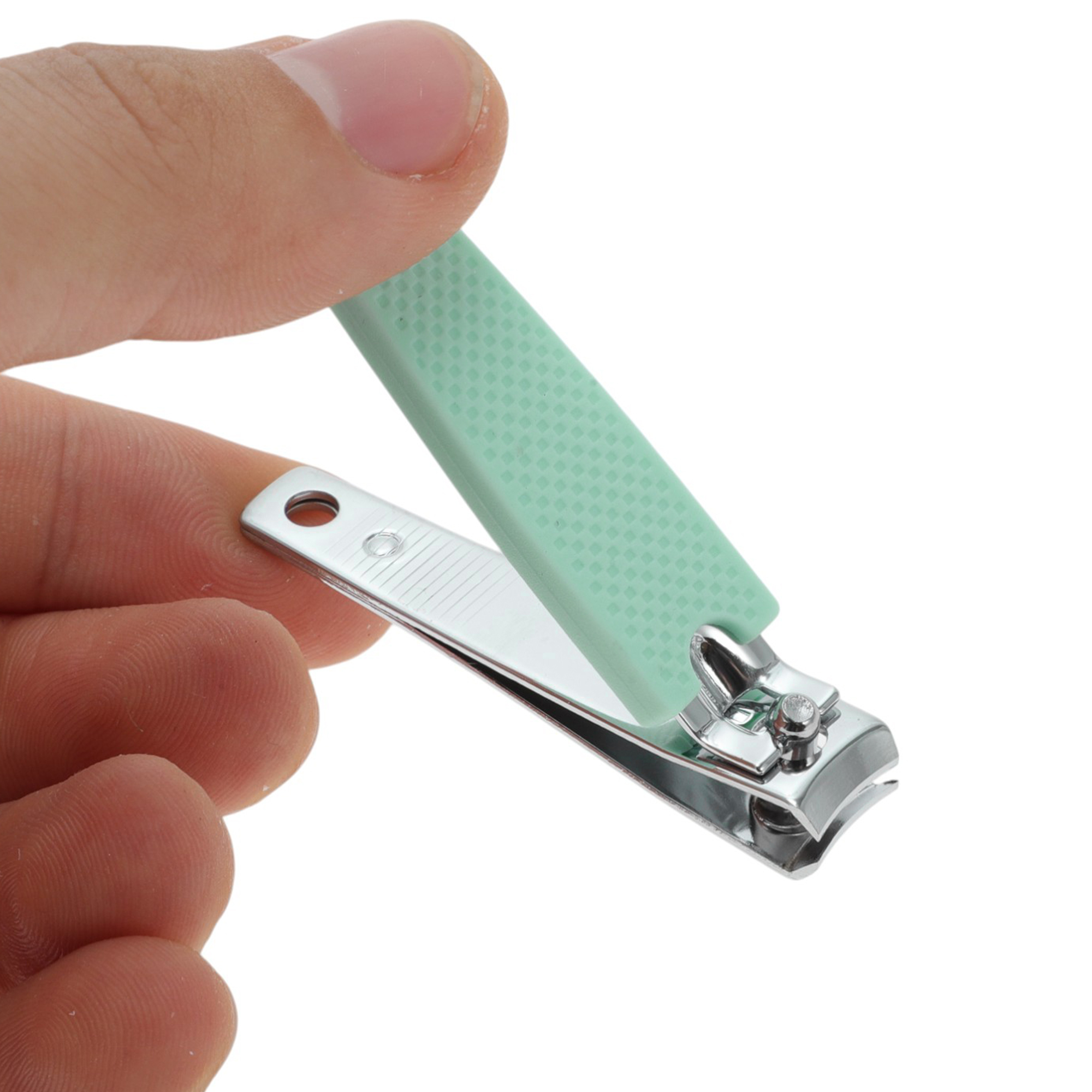 Unique Bargains Cute Box Nail Clipper Set for Women and Men 2 Pcs for Easy Use Green