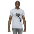 thumbnail image 2 of Marvel Universe Mens Thor Hammer Crack T-Shirt, 2 of 3