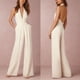 thumbnail image 3 of Mujeres Damas Vereinskleidung Playsuit Backless Party Jumpsuit Romper Pantalones - S S Yinane Mono de las mujeres, 3 of 8