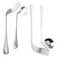 thumbnail image 1 of FELTECHELECTR 1 juego de cuchara angular y tenedor ergonómico para personas con discapacidad, utensilio de alimentación, vajilla auxiliar., 1 of 5