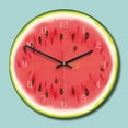thumbnail image 4 of Reloj de pared de frutas con esfera acrílica Reloj sin tictac Sala de estar Cocina Dormitorio Decoración de oficina Scienceny JJ20446-04, 4 of 5
