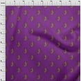 thumbnail image 3 of oneOone Organic Cotton Voile Fabric Leaves|Floral & Peacock Block Printed Craft Fabric BTY 42 Inch Wide, 3 of 4