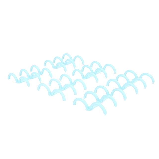 50PCS Comb Binding Spine 16mm 3 Rings A4 PP Book Binder Spine Reports Presentations