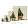 thumbnail image 3 of Sullivans Darren Gygi Pine Seedling Canvas, Museum Quality Giclee Print, Gallery Wrapped, Handcrafted in USA 5"W Green, 3 of 3