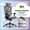 Gray / Mesh Seat, variant on Serta AirHaven SX1100 All-Mesh Ergonomic Chair with Adjustable Headrest, Black