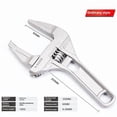 thumbnail image 1 of Multi-Functional Bathroom Plumbing Tool: Heavy-Duty Short-Handle Adjustable Wrench with Large Opening for Sink Installation, Pipe Repair & Faucet Maintenance – Ideal for DIY Home Improvement and, 1 of 6
