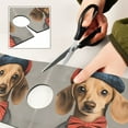 thumbnail image 6 of Yayeee Faucet Mat for Kitchen Sink 30" Diatomite Long Splash Guard Pad, Yellow Dog Artist, 2 Pack, 6 of 7