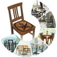 thumbnail image 6 of Set of 4 Removable Chair Seat Covers for Dining Room, Retro Western Star Stretchable Office Kitchen Chair Slipcovers Cushion Protector Wooden Furniture Decor, 16.9x16.9 Inches, 6 of 6