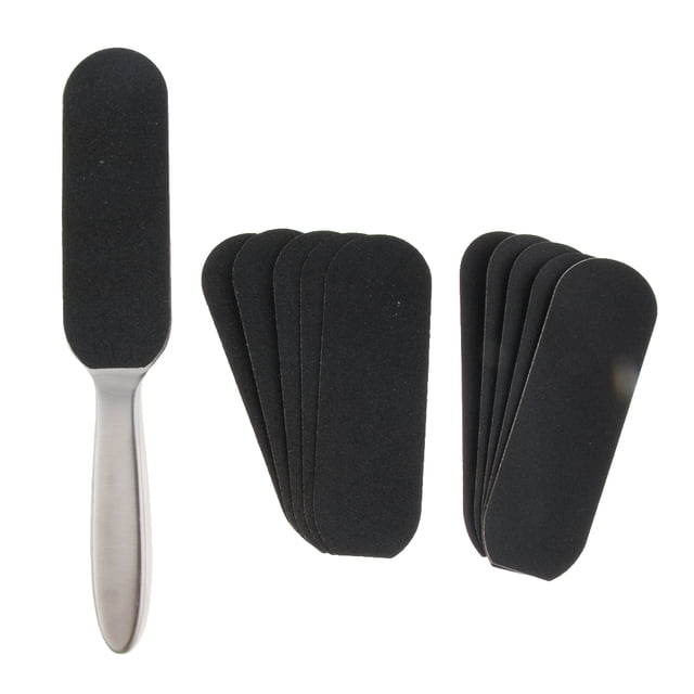 Removedor de callos para pies Sunnimix Herramienta Pedicura con 10 Almohadillas de reemplazo