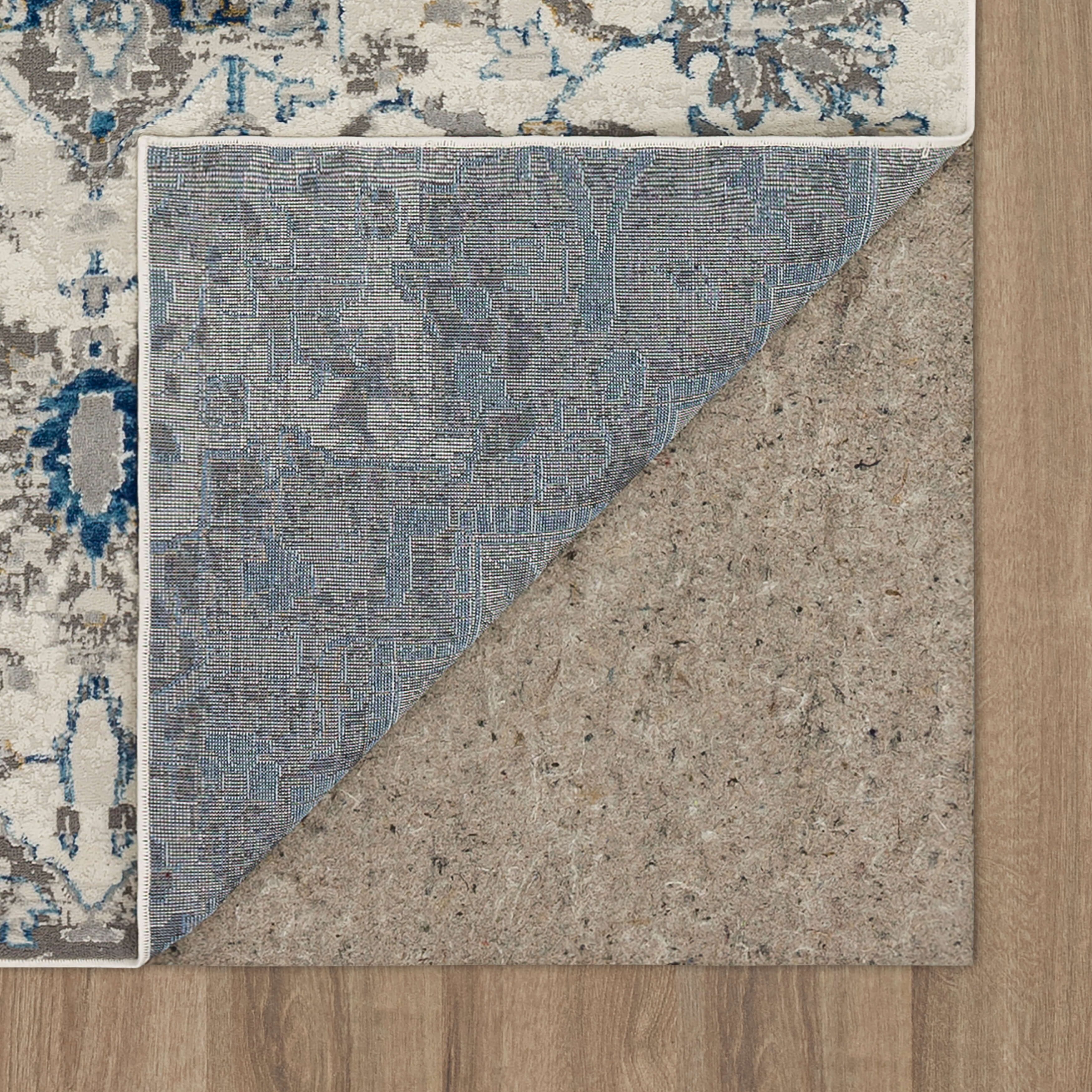 Mohawk Home Lambert Washable Low Pile Stain and Fade Resistant Indoor Area Rug, Blue, 2'11" X 5'