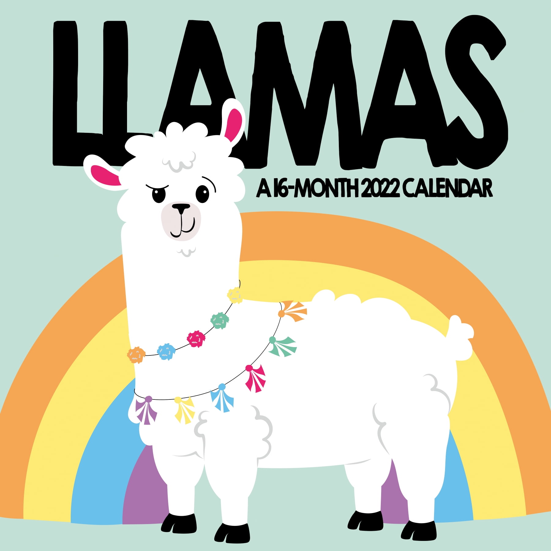 Trends International 2022 Llamas Wall Calendar