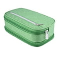 thumbnail image 2 of Multi-function Pencil Case, 3-Layer Storage Box, Durable Nylon Material, Primary School Student Pencil Bag, Compact Design, For School-Travel, Heavy-duty Zipper, Organizer Stationery Holder Akmoler, 2 of 9