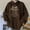 Coffee, variant on Cute Winter Outfits for Women Men Women Fashion Casual Printed Long Sleeve Blouse Tops Sweatshirt Hooded Sweatshirts Winter Work Outfits for Women on Clearance