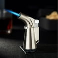 thumbnail image 4 of Windproof Refillable Lighter with Adjustable Flame, for Barbecue, Kitchen, Fireplace, and Candles, Reliable Butane Torch Lighter, 4 of 4